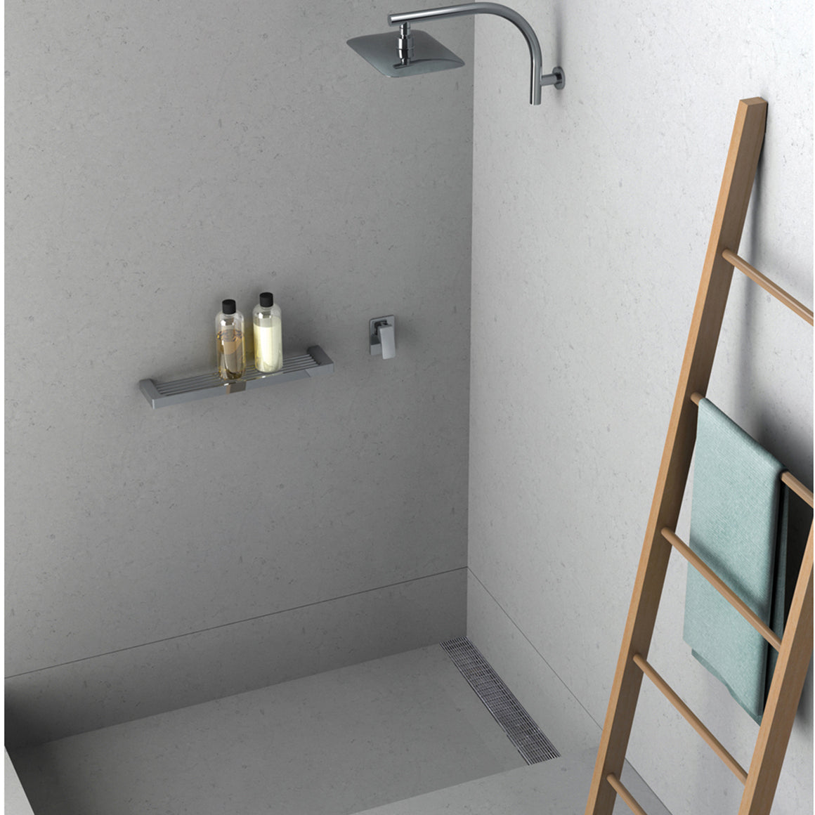 Rush Shower Rose 200 x 250mm