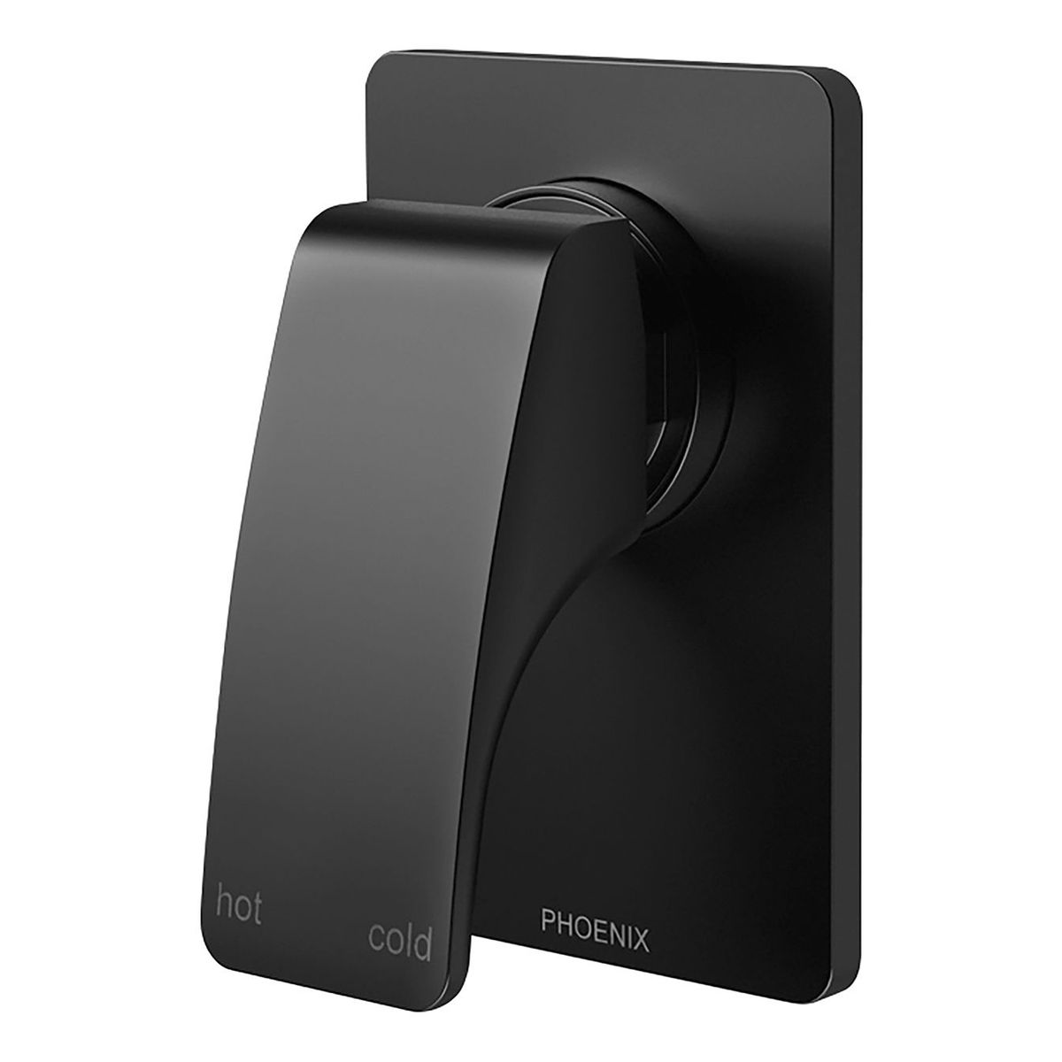Rush Shower / Wall Mixer - Matte Black