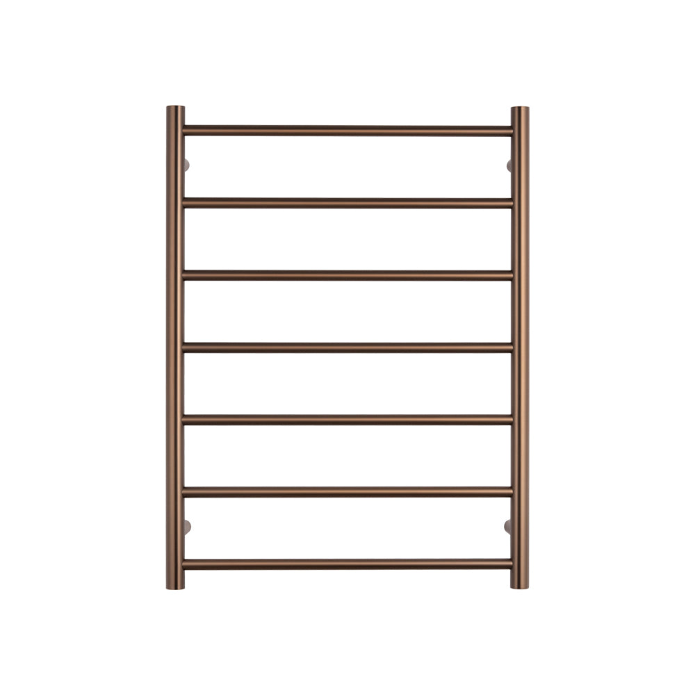 Radiant Sunset Bronze 600 X 800mm Round Heated Towel Rail Right