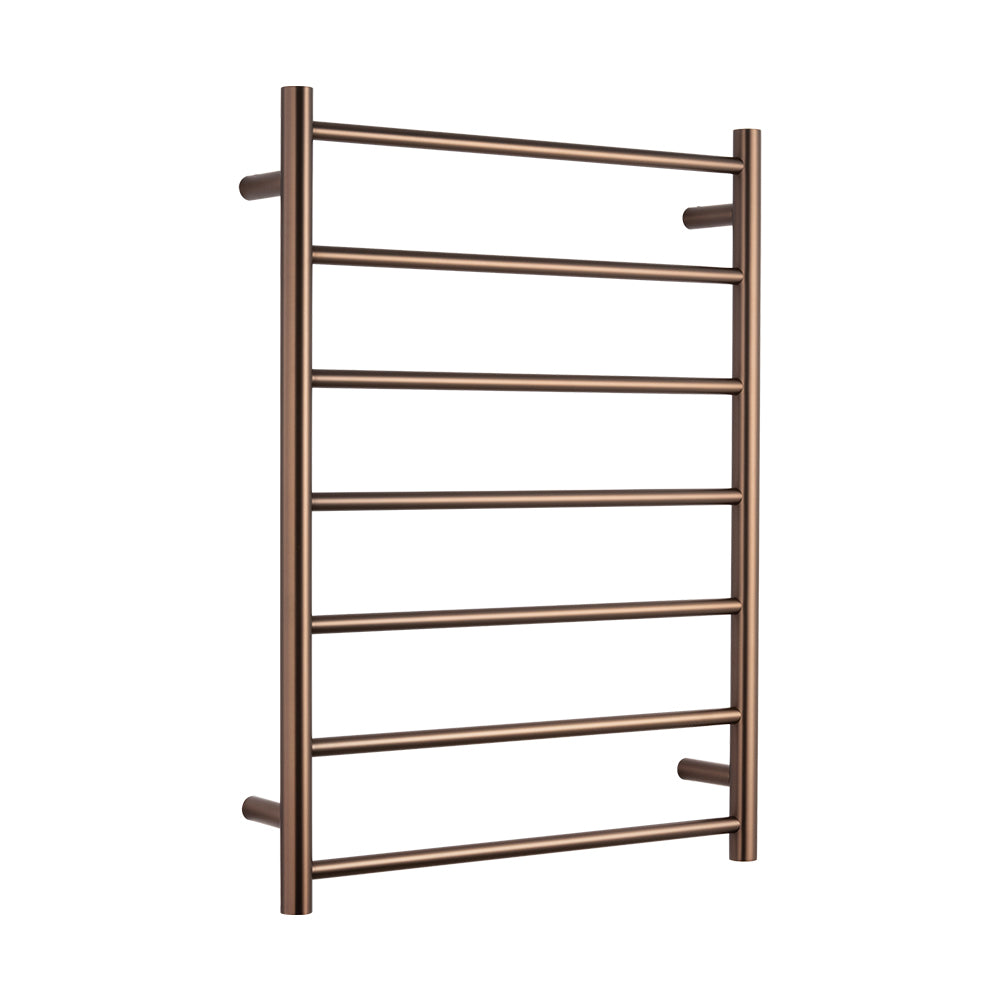 Radiant Sunset Bronze 600 X 800mm Round Heated Towel Rail Right