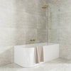 Calm 1500mm Right Corner Freestanding Bath
