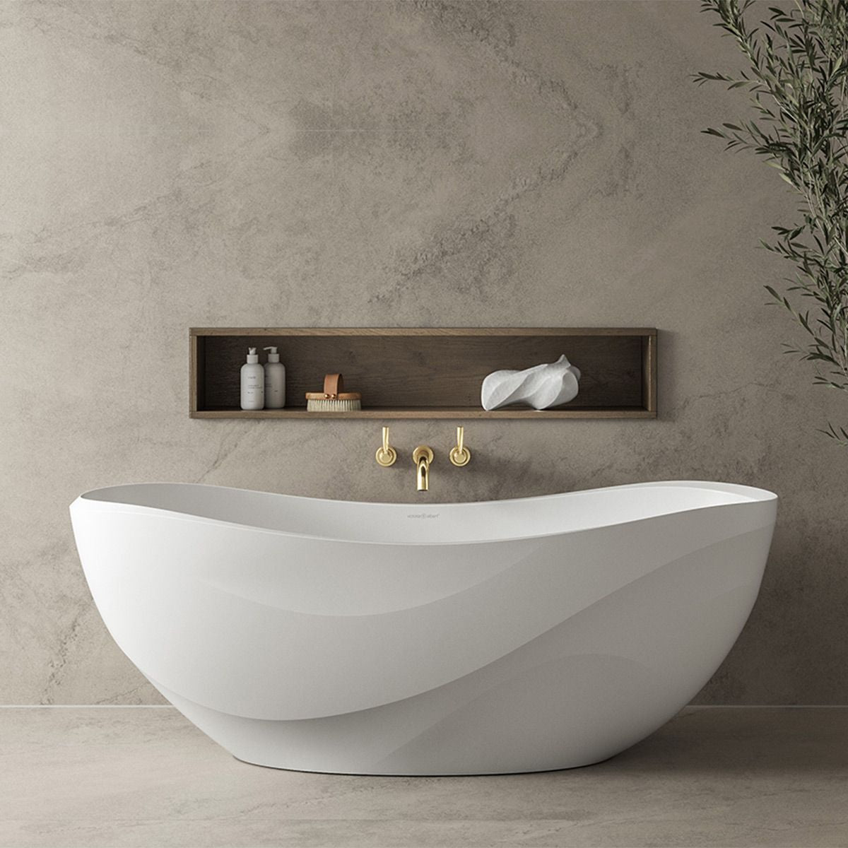 Victoria + Albert Seros 1650 Bath, Matte White
