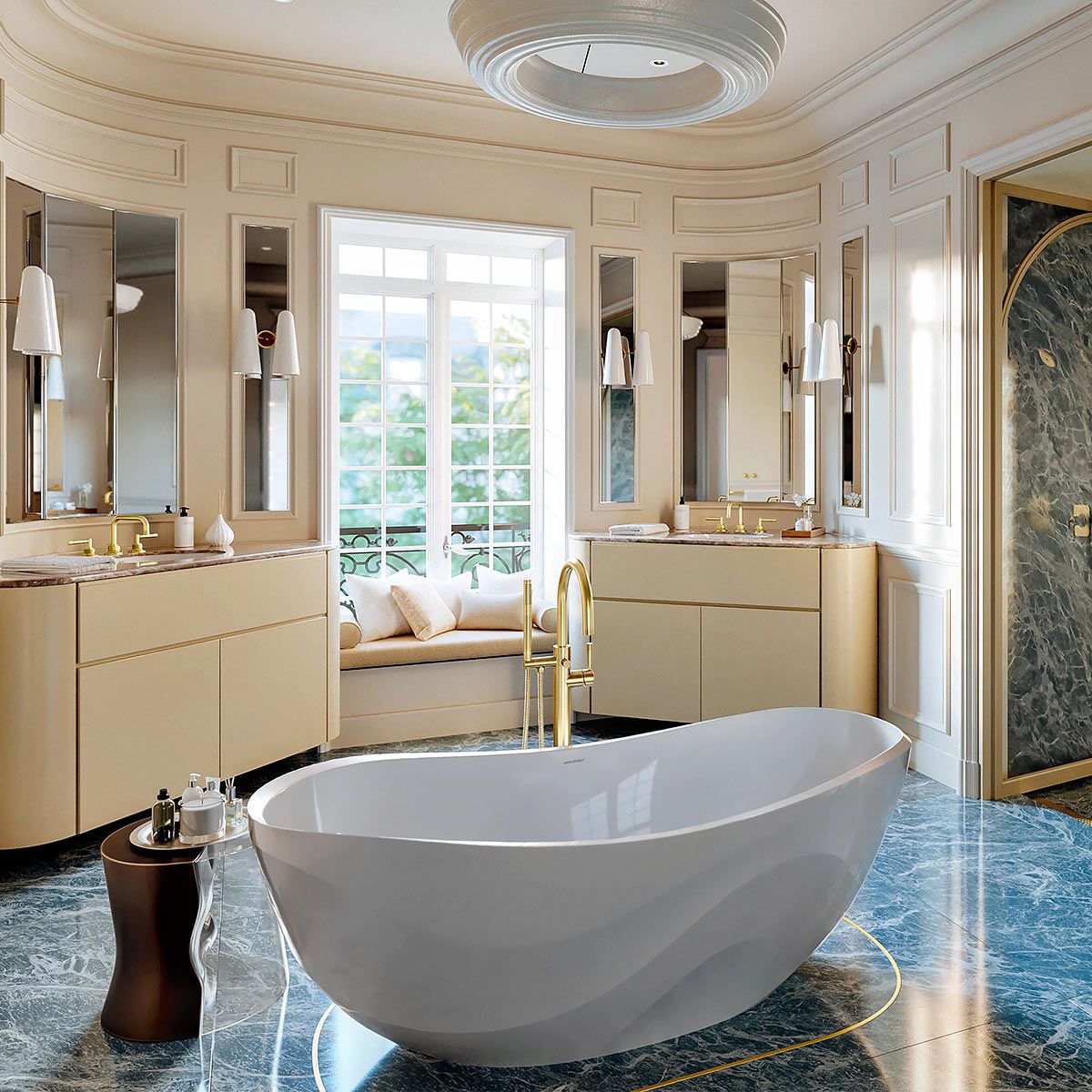 Victoria + Albert Seros 1650 Bath, Matte White