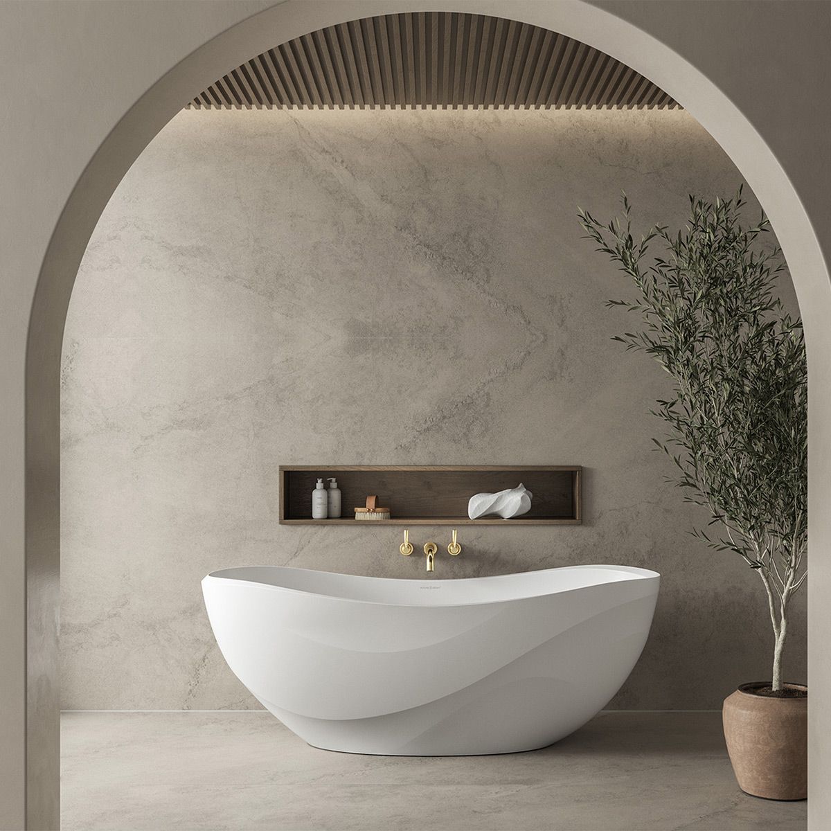 Victoria + Albert Seros 1800 Bath, Matte White