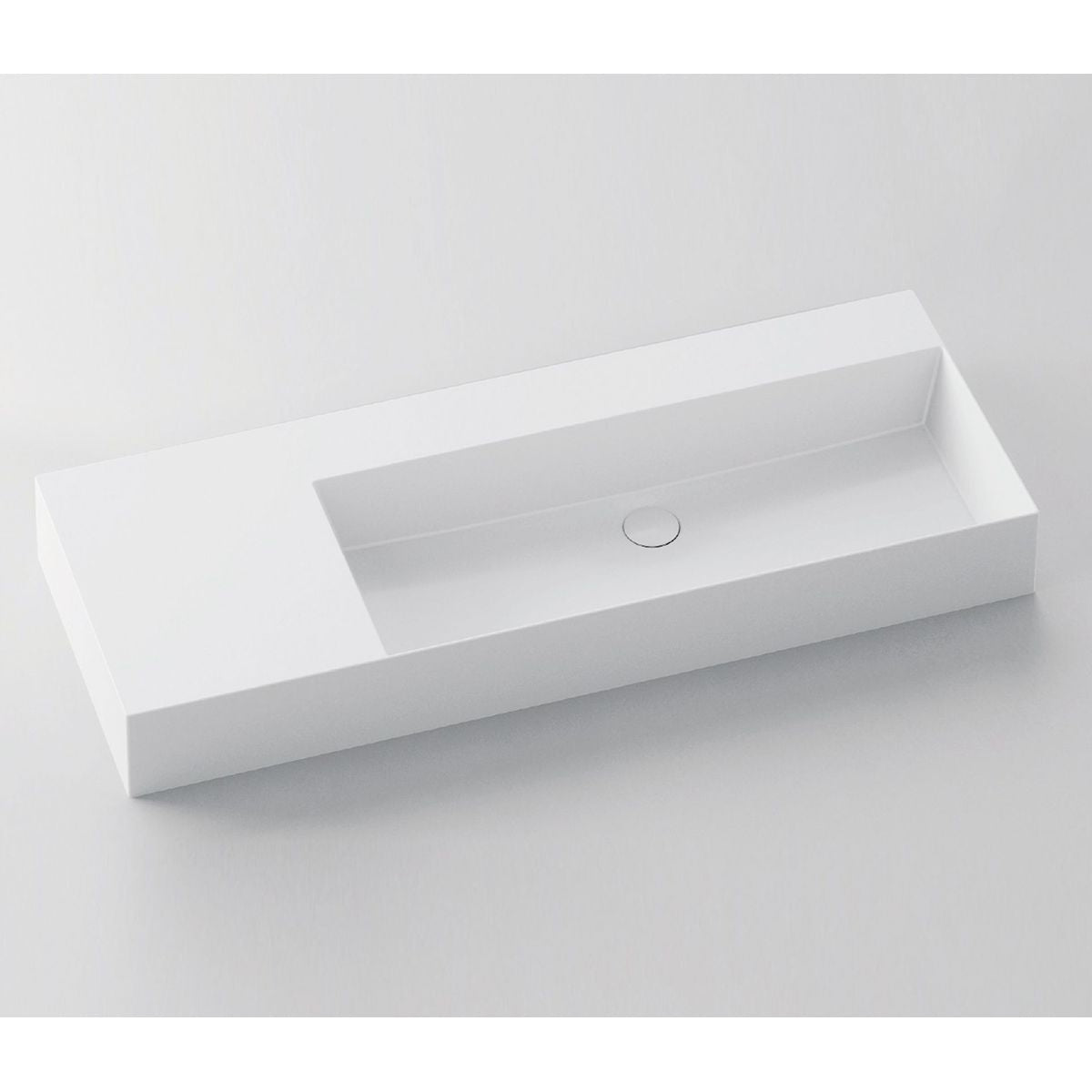 Studio Bagno Shard 102 X Plan Basin - Right Bowl, 2 Tapholes