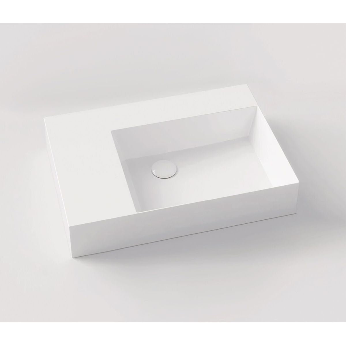 Studio Bagno Shard 65 X Plan Basin - Right Bowl, 2 Tapholes