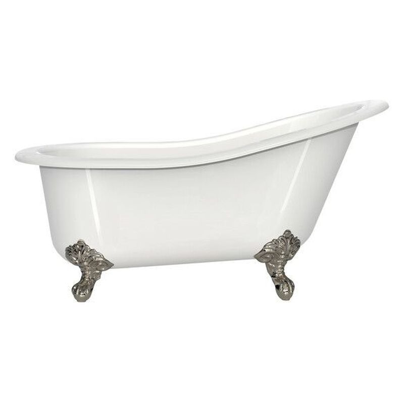 Victoria + Albert Shropshire Bath, Polished Nickel Feet