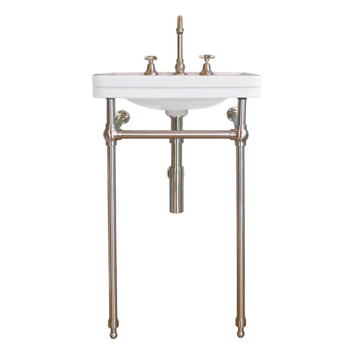 Stafford 58 x 45 Nuovo Basin Stand - Chrome