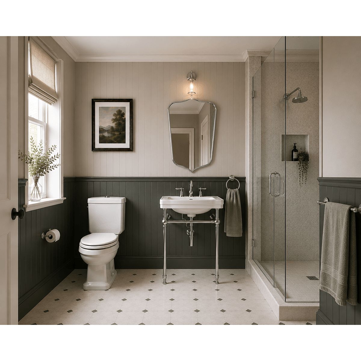 Stafford Back to Wall Toilet Suite - Gloss White with Chrome Hinges