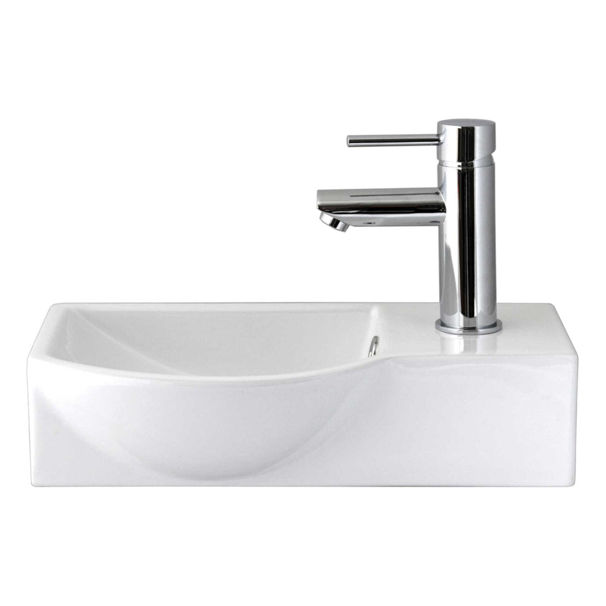 Seima Syros 405 Ceramic Basin - White Gloss