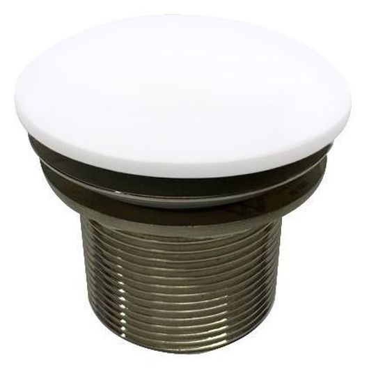 Titancast 40mm Bath Pop-Up Waste - Satin Silk White