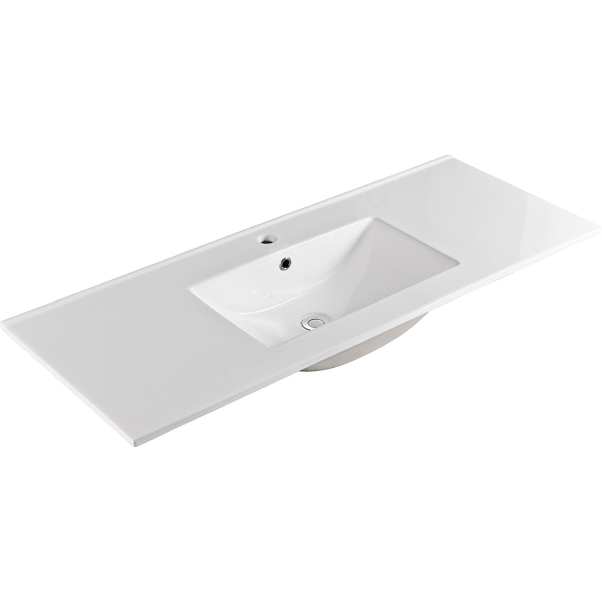 Dolce Full Depth Single Bowl Ceramic Basin-Top 1200 - No Tap Hole
