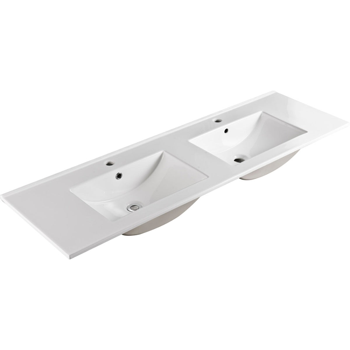 Dolce Full Depth Double Bowl Ceramic Basin-Top 1500 - 1 Tap Hole