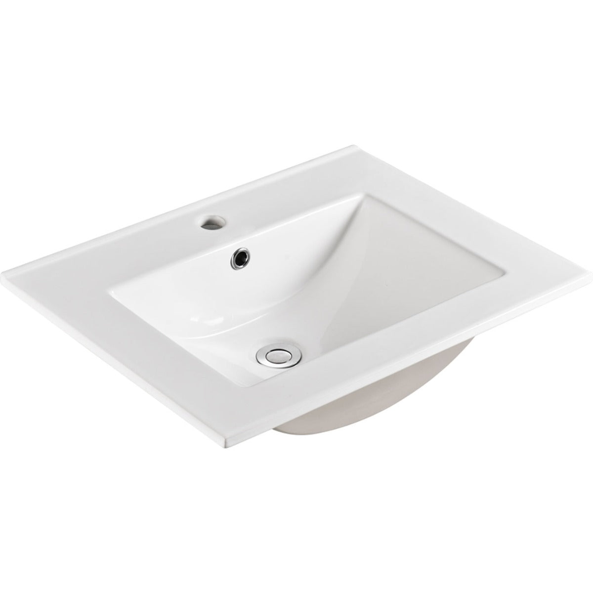 Dolce Full Depth Ceramic Basin-Top 600 - 3 Tap Holes
