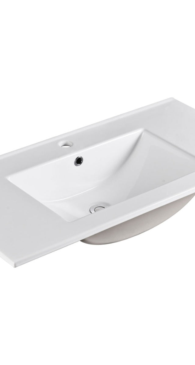 Dolce Full Depth Ceramic Basin-Top 900 - 1 Tap Hole
