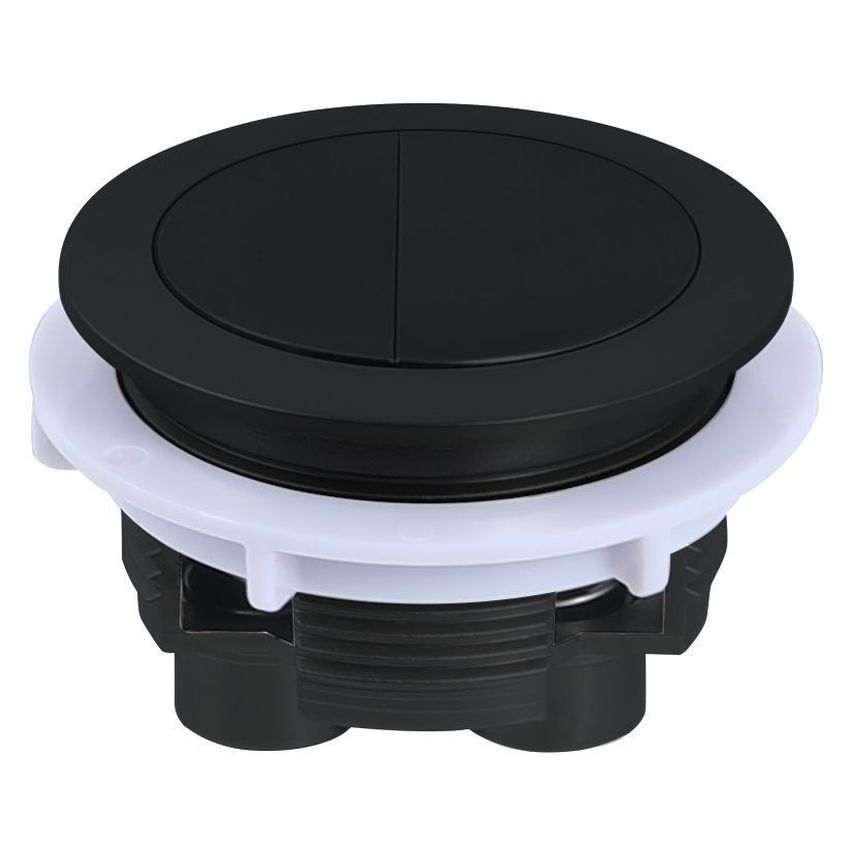 Matte Black Round Flush Buttons