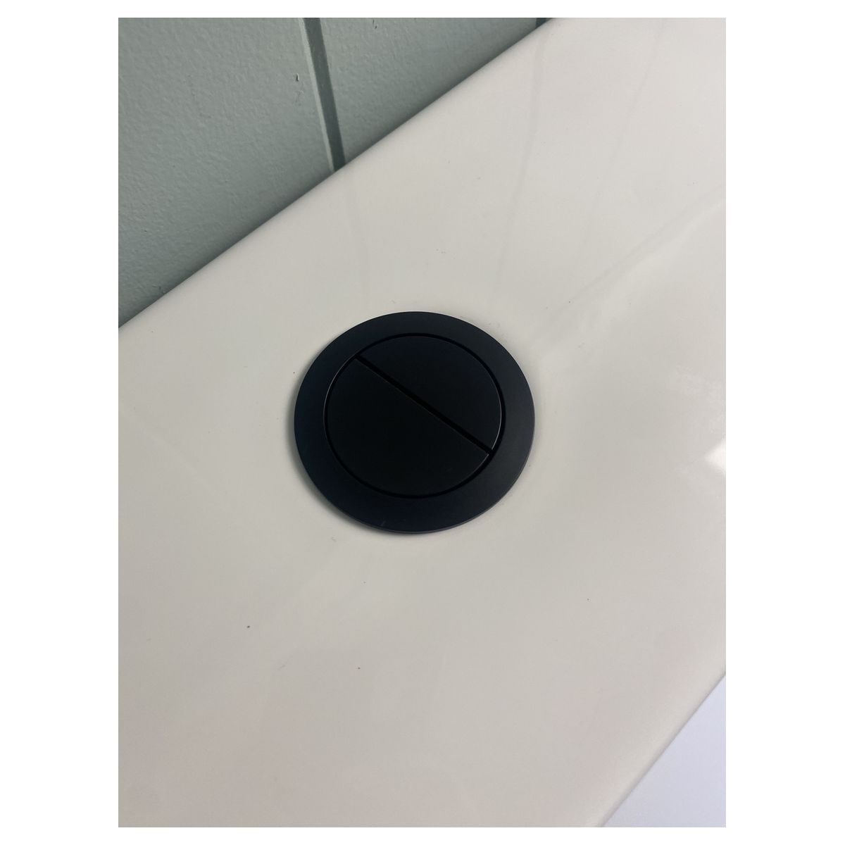 Matte Black Round Flush Buttons