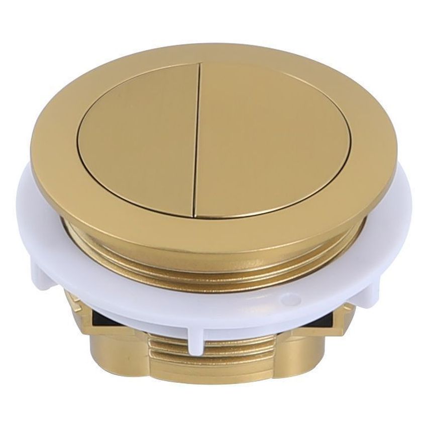 Brushed Brass Round Flush Buttons