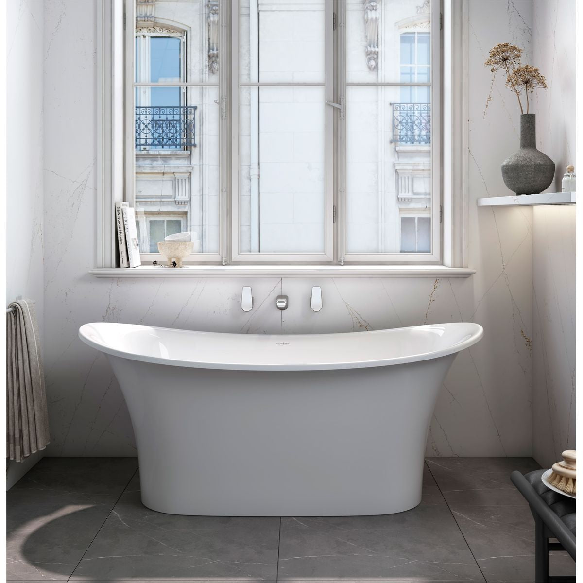 Victoria + Albert Toulouse 1500 Bath, Gloss White