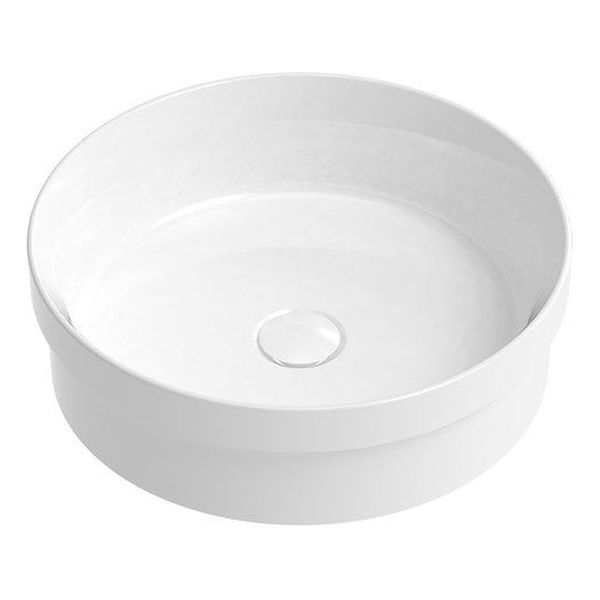 Chandler Semi Inset Basin, Gloss White