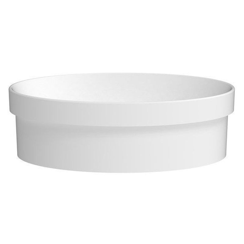 Chandler Semi Inset Basin, Matte White