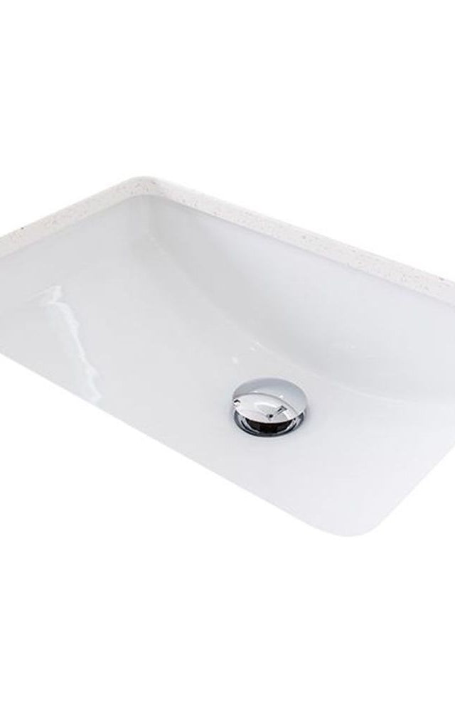 Gravity Under-Counter Basin in Gloss White