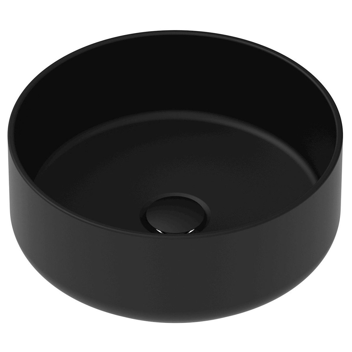 Margot Above Counter Basin in Matte Black