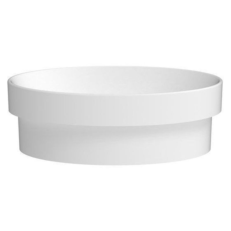 Monica Semi Inset Basin, Gloss White