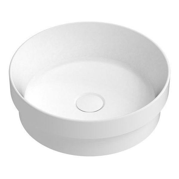 Monica Semi Inset Basin, Matte White