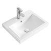 Scoop Semi-Inset Basin in Gloss White