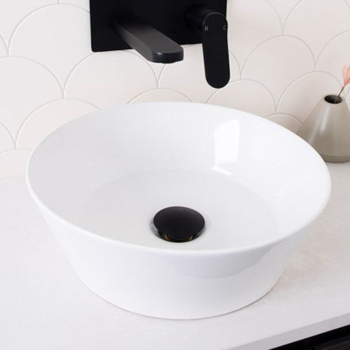 Space Above Counter Basin in Gloss White