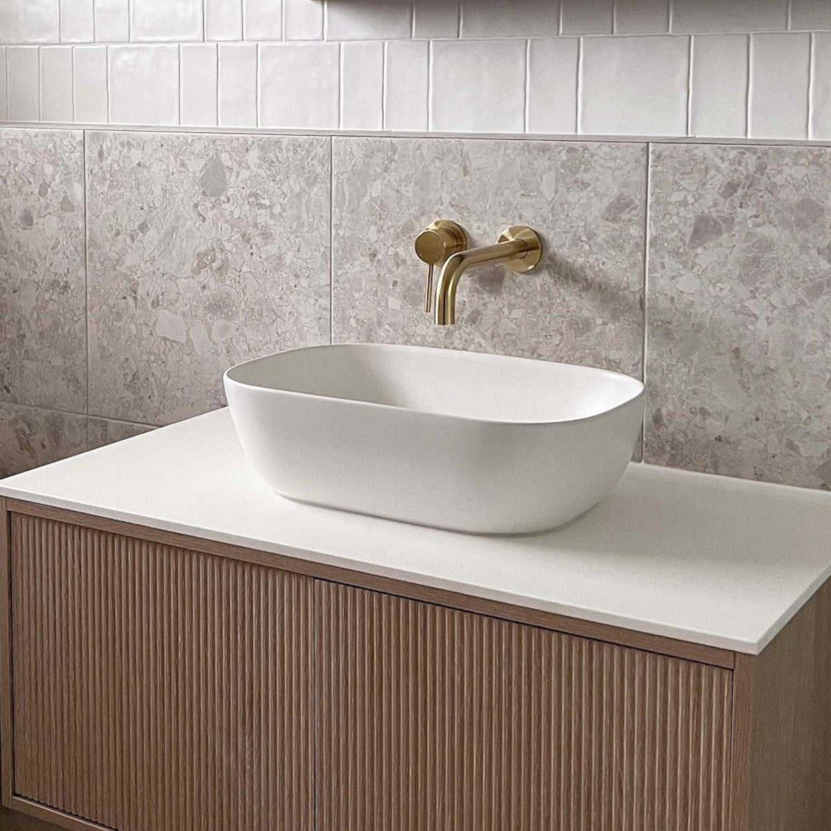 Stadium Above Counter Basin in Gloss White