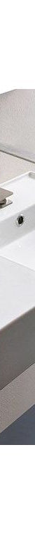 Teorema Wall Basin 600 - No Taphole, Right Offset