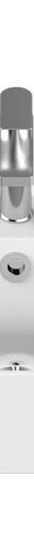 Miya 550 Semi-Recessed Basin in Gloss White