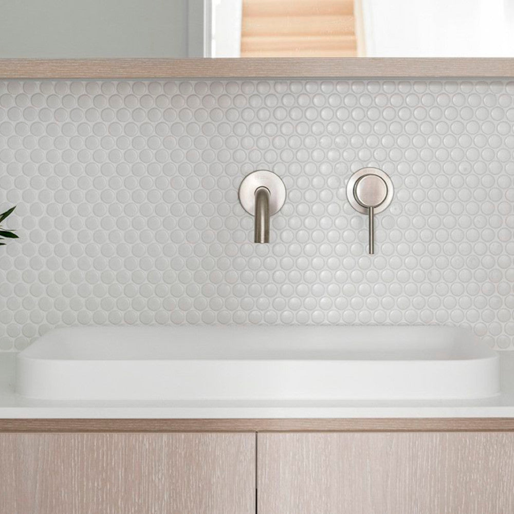 Pride Semi-Inset Basin in Gloss White