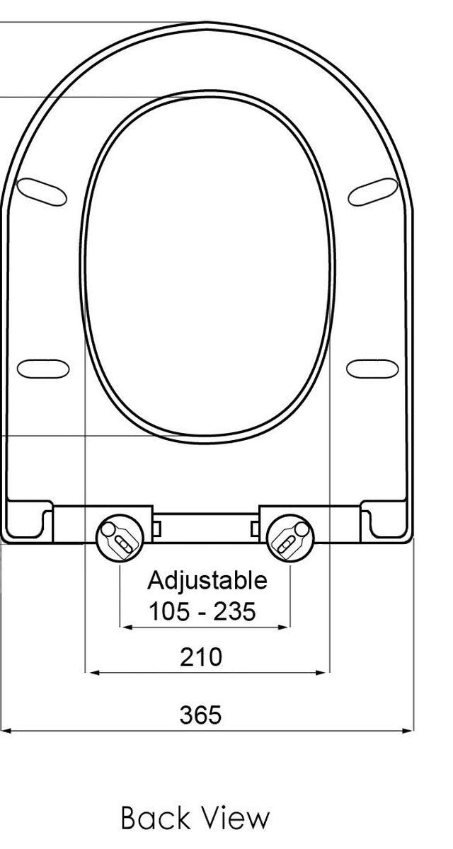 028 Thick Soft Close Seat