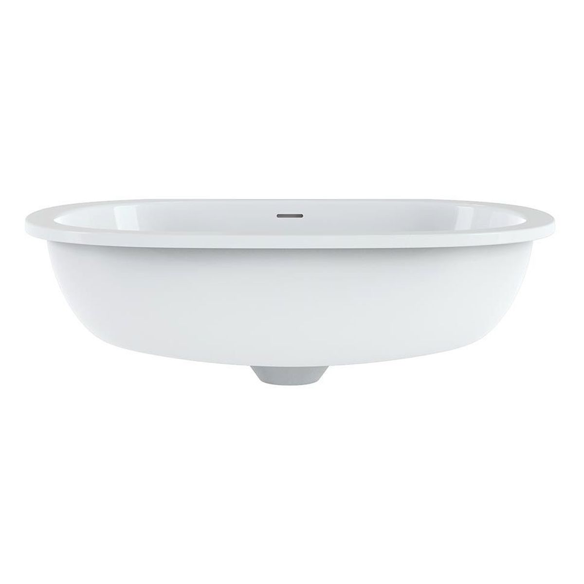 Victoria + Albert Barcelona 53 Undermount Basin With Overfow, Gloss White