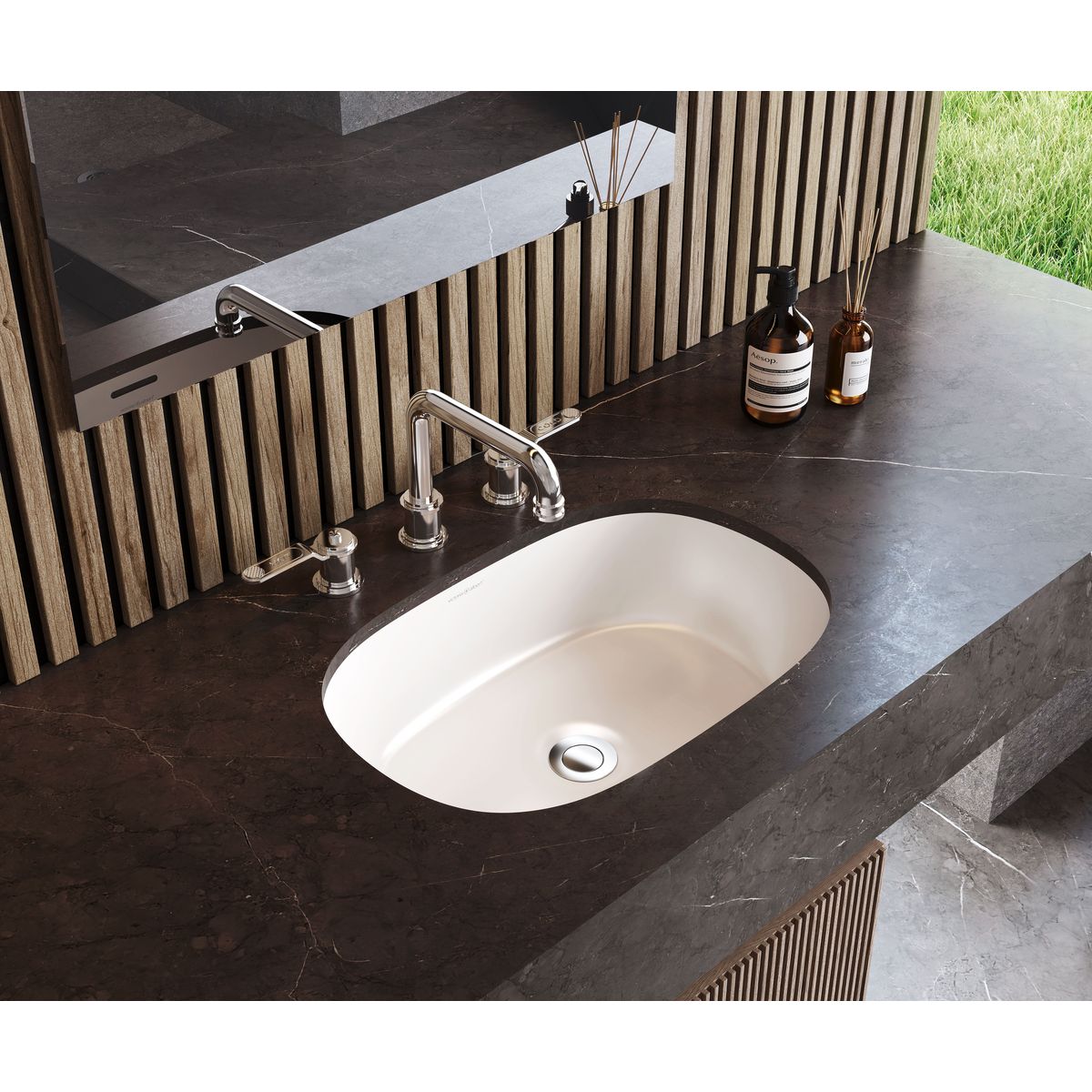 Victoria + Albert Barcelona 53 Undermount Basin With Overfow, Matte White