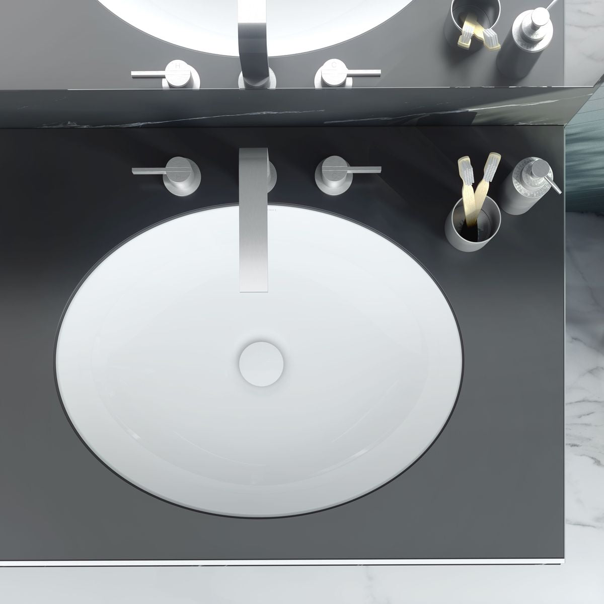 Victoria + Albert Kaali 60 Undermount Basin With Overfow
