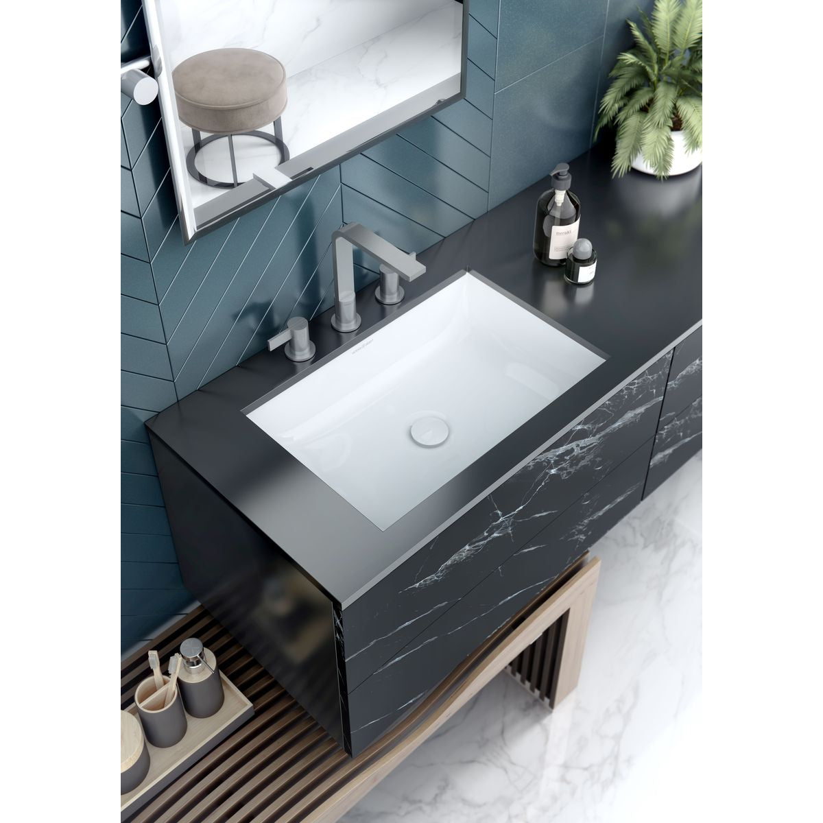 Victoria + Albert Kaldera 56 Undermount Basin With Overfow