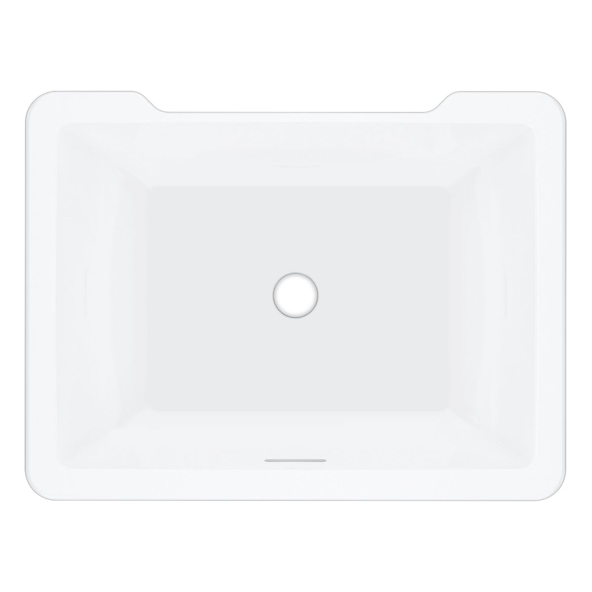 Victoria + Albert Laceno 52 Rectangular Undermount Basin With Internal Overflow, Matte White