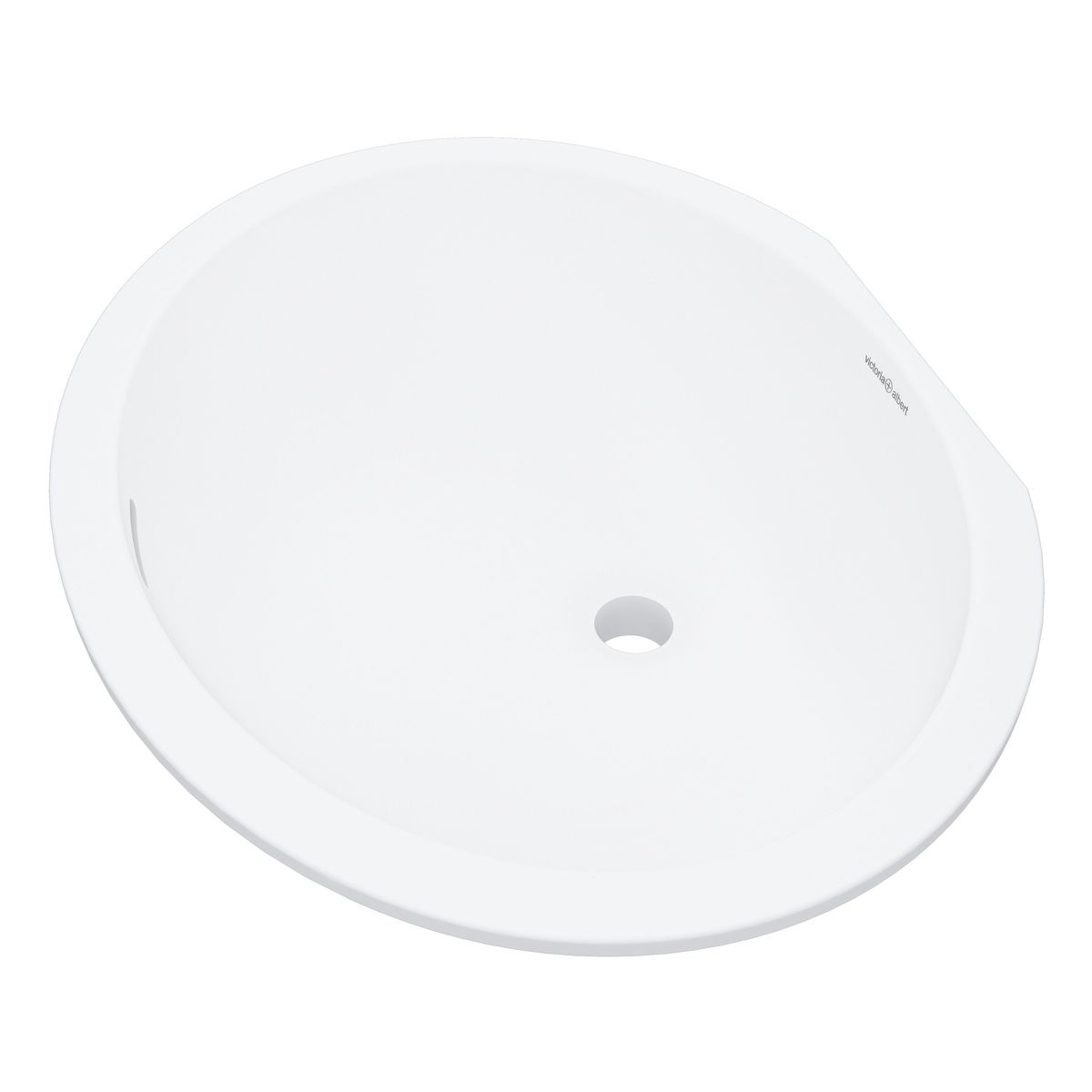 Victoria + Albert Laceno 56 Oval Undermount Basin With Internal Overflow, Matte White
