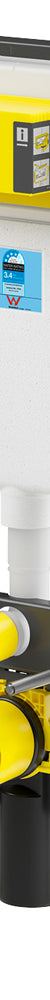 Viega Prevista Dry In-Wall Cistern and Frame for Wall Hung Pans