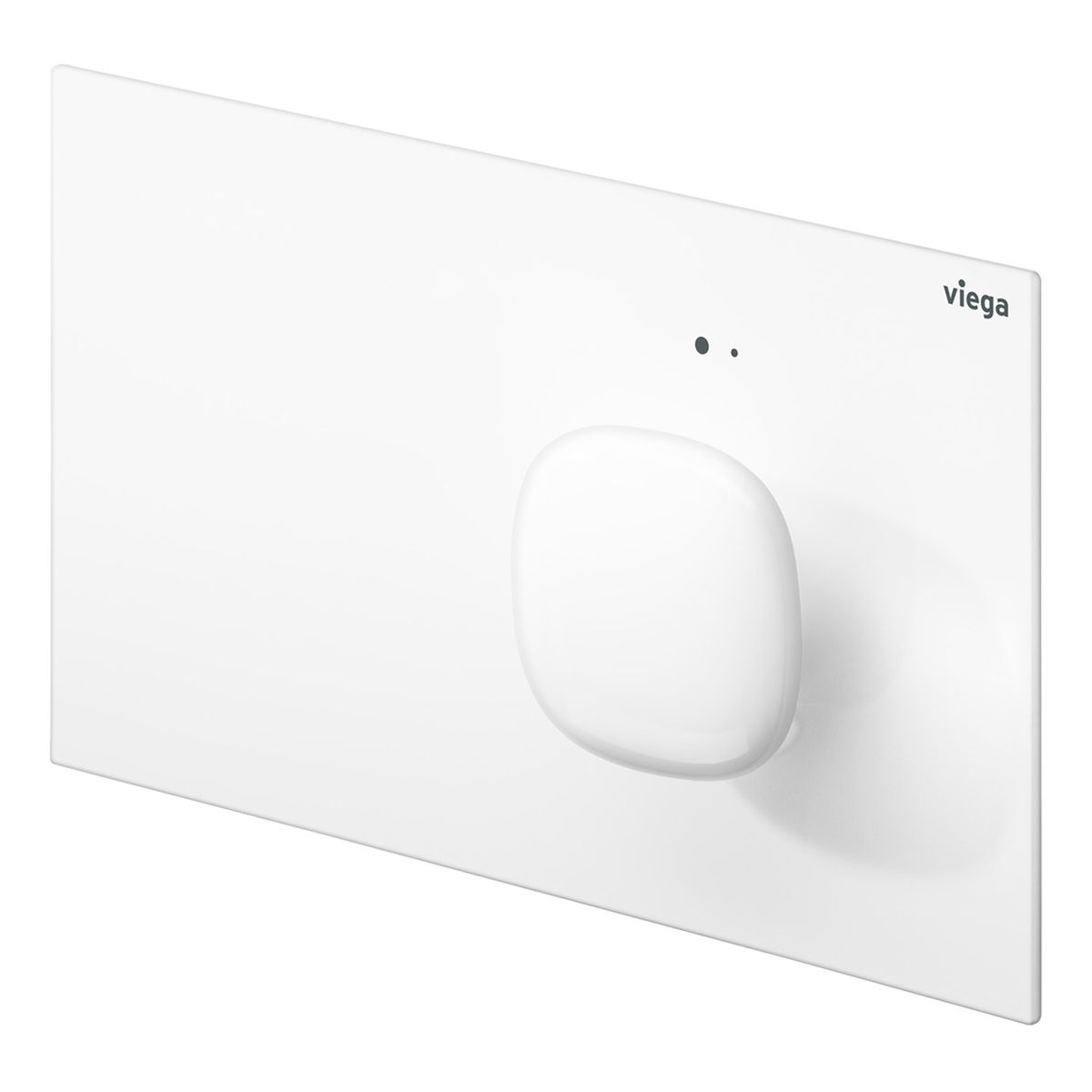 Viega Visign More 202 Electronic Flush Plate with LED Lamps, White