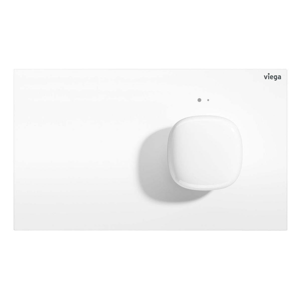 Viega Visign More 202 Electronic Flush Plate with LED Lamps, White