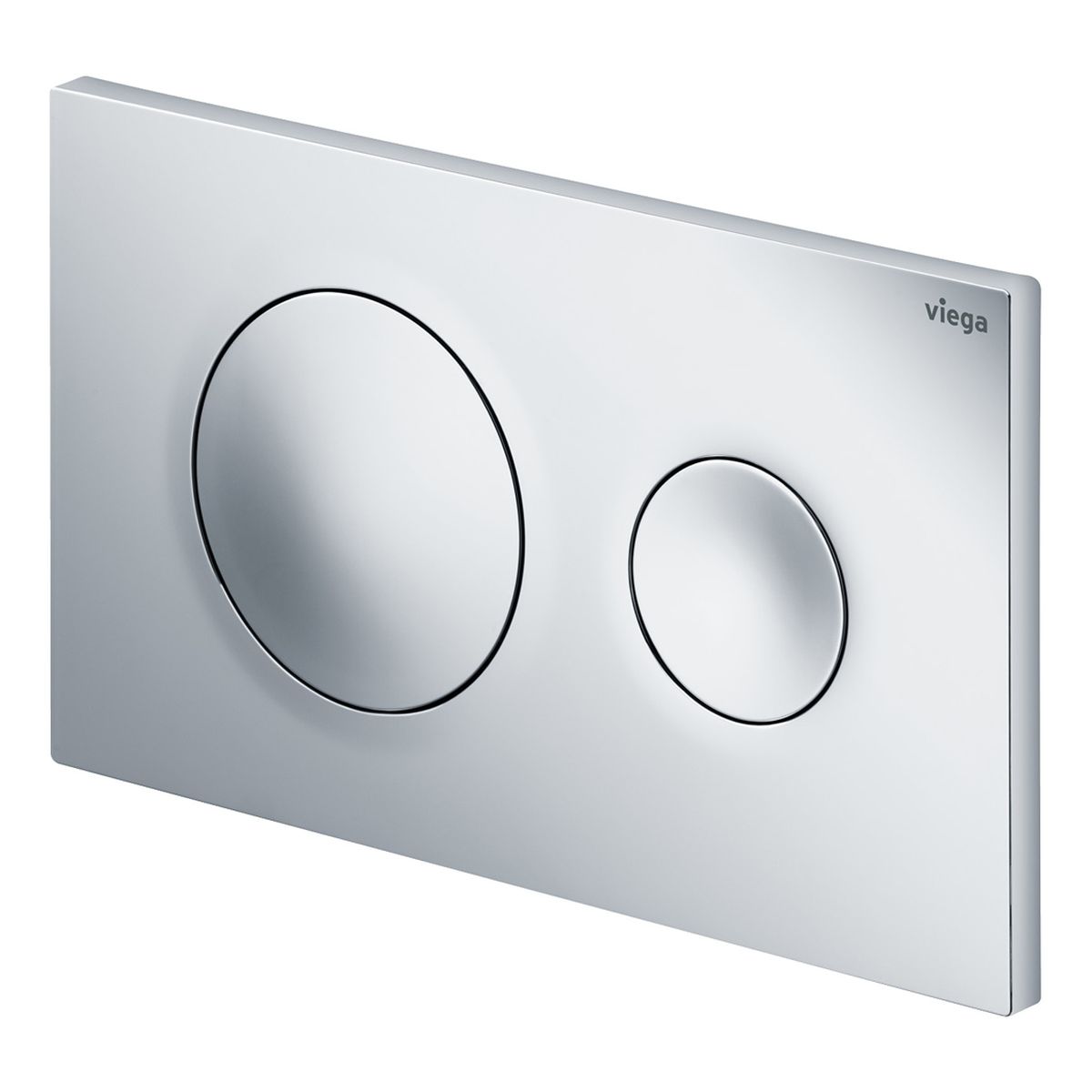 Viega Visign Style20 Round Button Flush Plate, Chrome