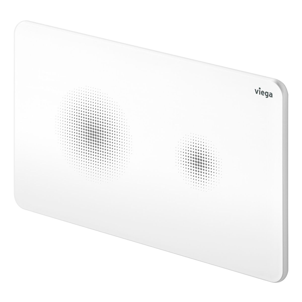 Viega Visign Style25 Touchless Electronic Flush Plate, Gloss White