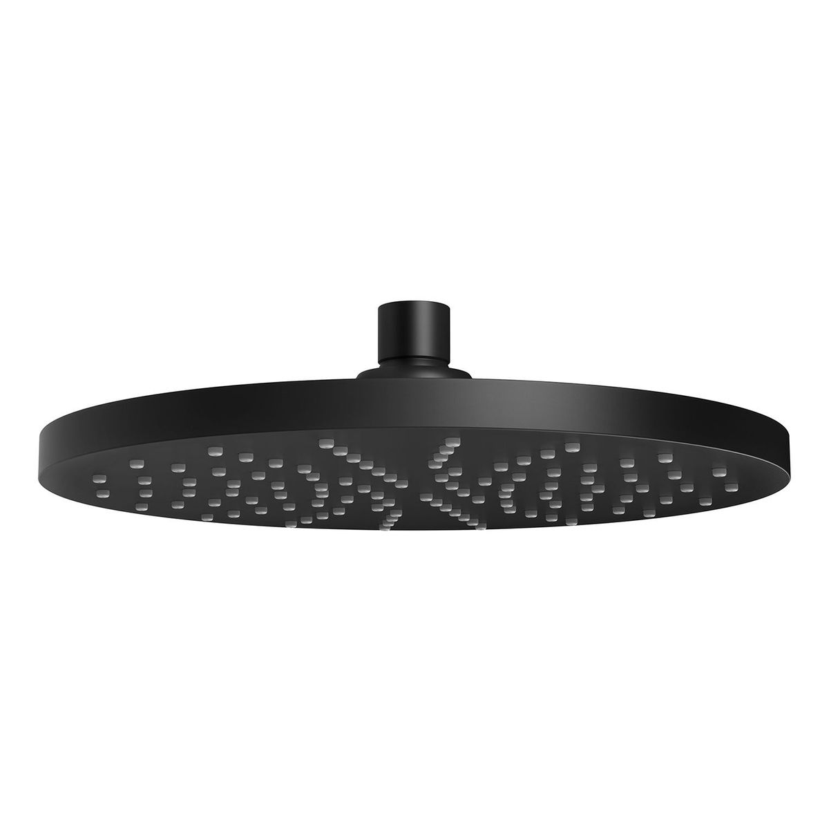 Vivid Shower Rose 230mm Round - Matte Black