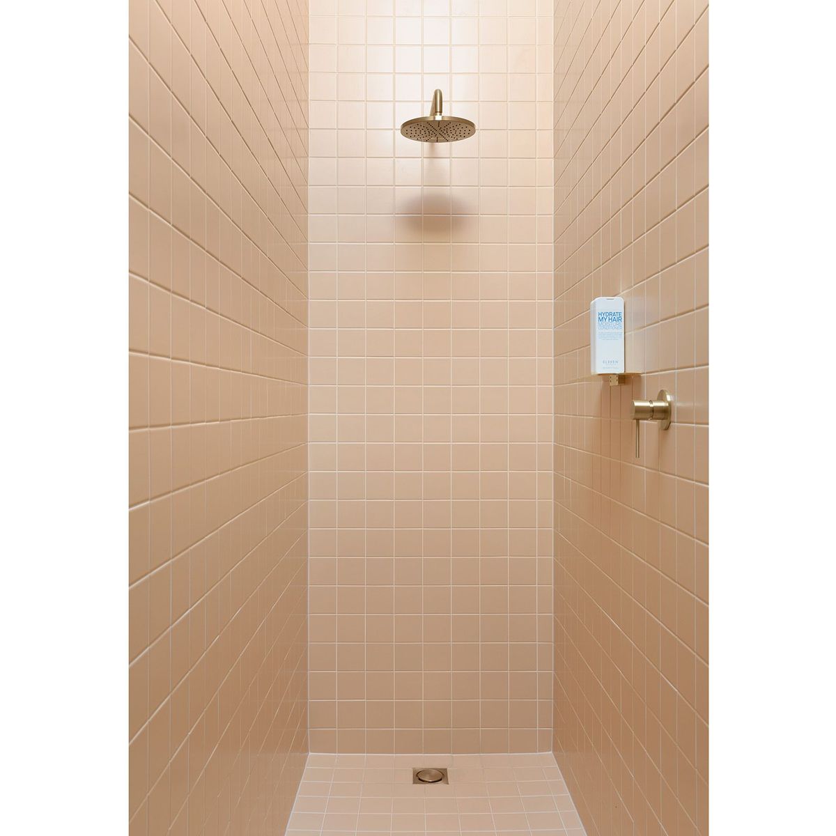 Vivid Shower Rose 230mm Round - Brushed Gold