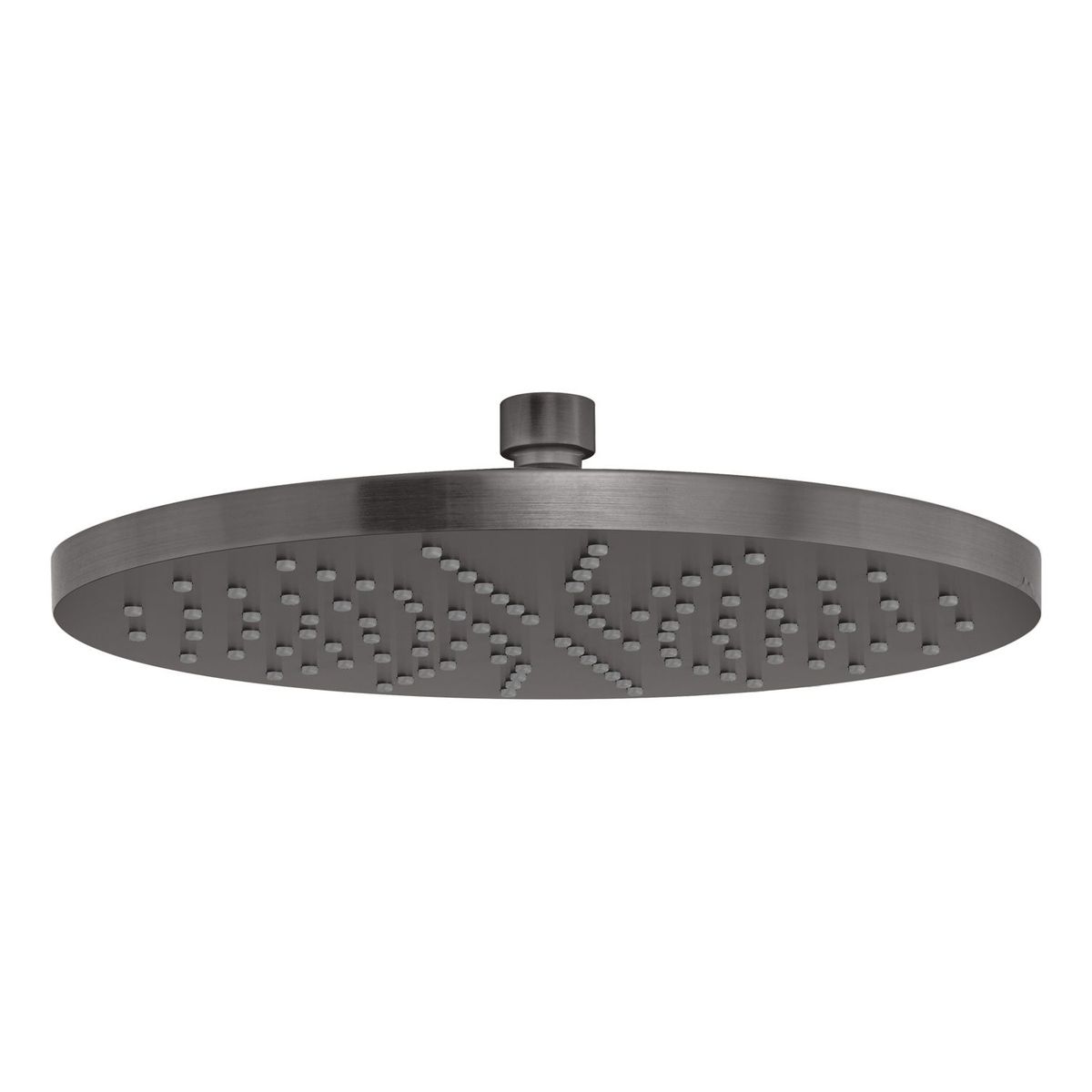 Vivid Shower Rose 230mm Round - Brushed Carbon